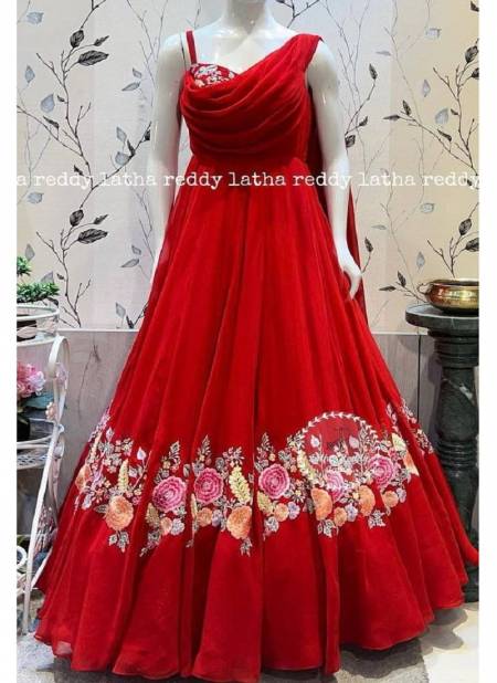 PC 211 Georgette Designer Party Wear Gown Exporters In India